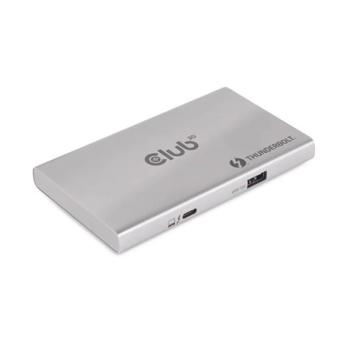 CLUB3D Thunderbolt 4 Portable 5-in-1 Hub with Smart Power