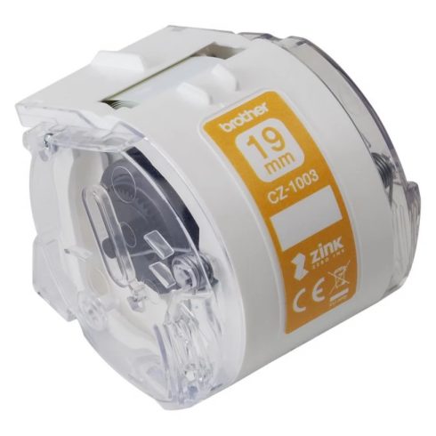 BROTHER CZ-1003 színes folytonos szalagtekercs 19mm x 5m fehér