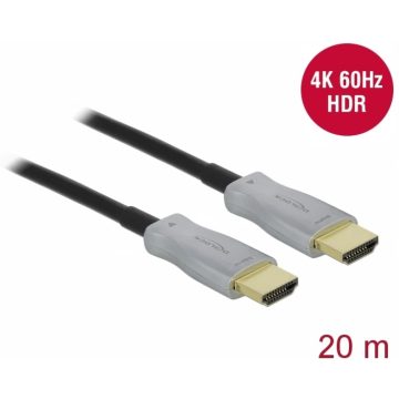 DELOCK HDMI 2.0 Összekötő Fekete 20m 85015