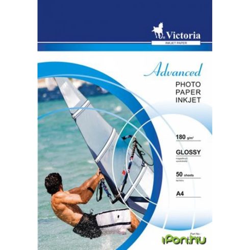 VICTORIA "Advanced" magasfényű fotópapír A4 180gr