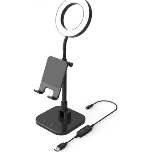 DIGIPOWER Success telefontartó és 6" kör LED
