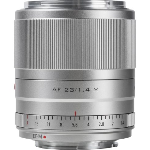 VILTROX PFU RBMH 23mm F1.4 STM EOS M objektív ezüst