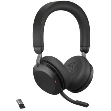 JABRA Evolve2 75 UC Stereo USB-A fekete