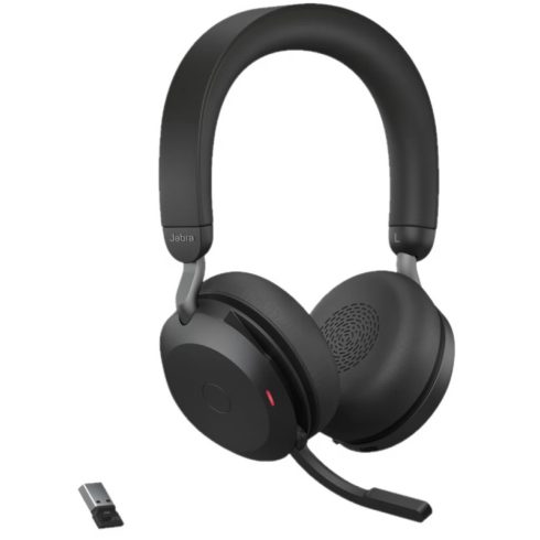 JABRA Evolve2 75 UC Stereo USB-A fekete