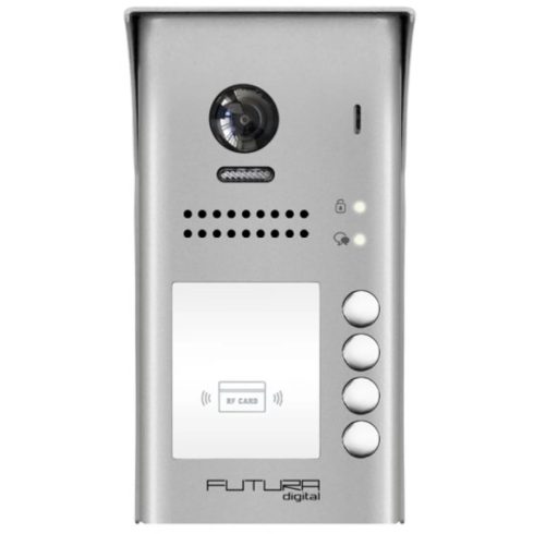 FUTURA DIGITAL VDT-607/ID/S4 4 lakásos színes videó kaputábla