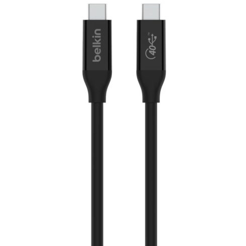 BELKIN USB 4.0 Type C Összekötő Fekete 80cm INZ001BT0.8MBK