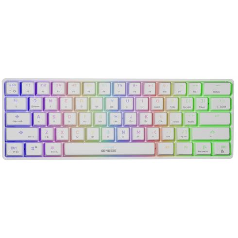 NATEC Genesis Thor 660 RGB Red US Angol fehér