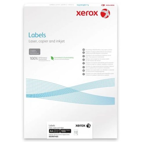 XEROX Etikett univerzális A4 100 etikett/csomag
