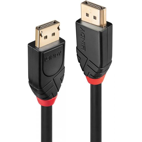 LINDY DisplayPort 1.2/1.2a Összekötő Fekete 10m 41078