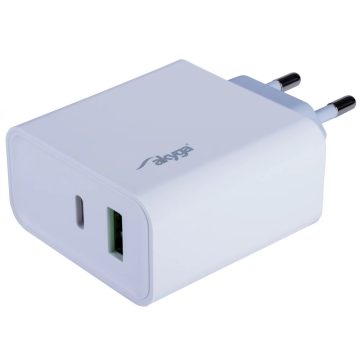   AKYGA AK-CH-14 USB-A + USB-C PD 5-20V / max. 3A 45W Quick Charge 3.0