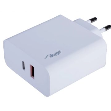   AKYGA AK-CH-15 USB-A + USB-C PD 5-20V / max. 3.25A 65W Quick Charge 3.0