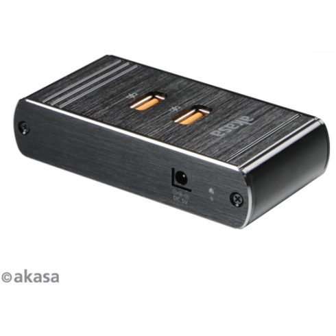 AKASA 17.5W USB smart charger fekete