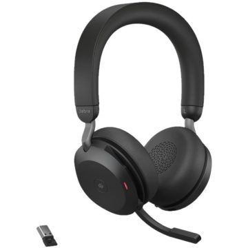 JABRA Evolve2 75 MS fekete