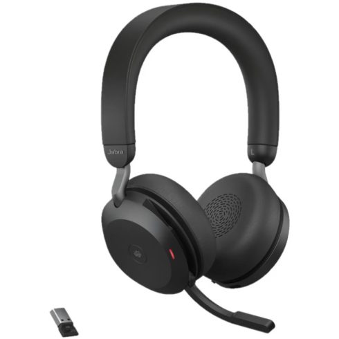 JABRA Evolve2 75 MS fekete