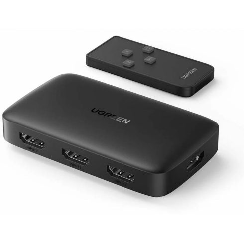 UGREEN CM332 3 az 1-ben HDMI kapcsoló 1.4 4K 30 Hz fekete