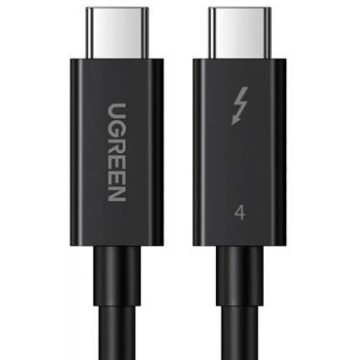 UGREEN Thunderbolt 4 Összekötő Fekete 80cm 30389