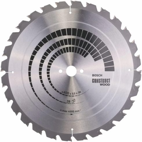 BOSCH Körfűrészlap Construct Wood 450 x 30 x 3.8 mm