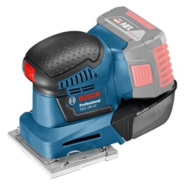   BOSCH GSS 18V-10 Professional akkus rezgőcsiszoló - akku és töltő nélkül