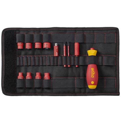 WIHA 43467 slimVario electric 1/4" csavarhúzó- és dugókulcs-betétkészlet