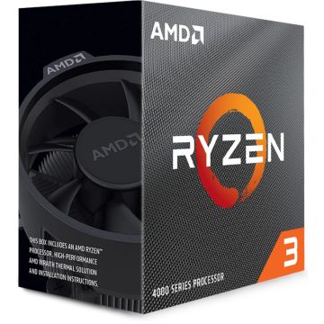   AMD Ryzen 3 4100 3.80GHz AM4 BOX 100-100000510BOX Wraith Stealth hűtővel