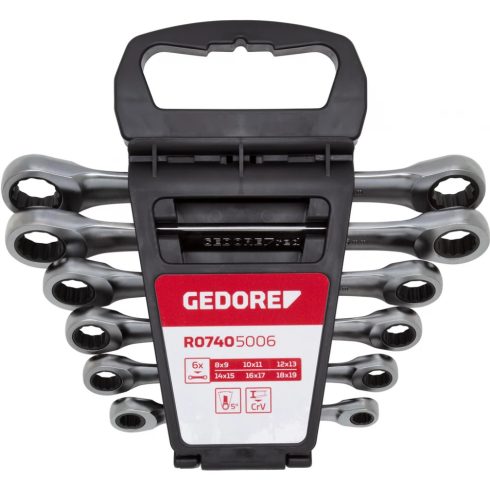 GEDORE 3300898 Racsnis csavarkulcs készlet 6 részes