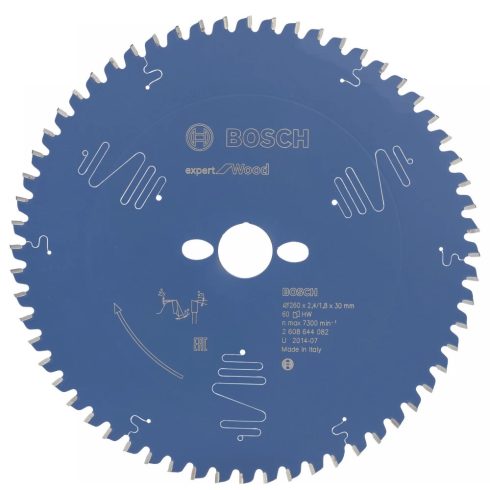 BOSCH Expert for Wood körfűrészlap 260 mm 60T