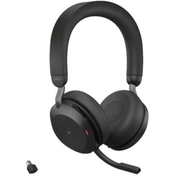 JABRA Evolve2 75 MS Stereo USB-C fekete