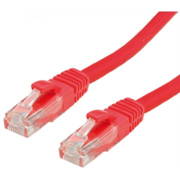 ROLINE UTP CAT6 Összekötő Piros 10m 21.99.1081