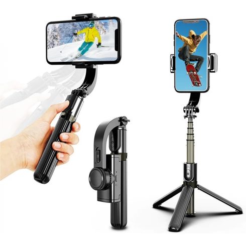 ZONE Selfie bot 3in1 bluetooth 19 - 86 cm 360°-ban forgatható fekete