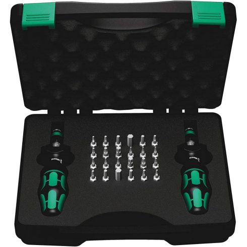 WERA 7440/41 Kraftform 26 részes bitfej és nyomaték csavarhúzó készlet 0.3-3.0Nm