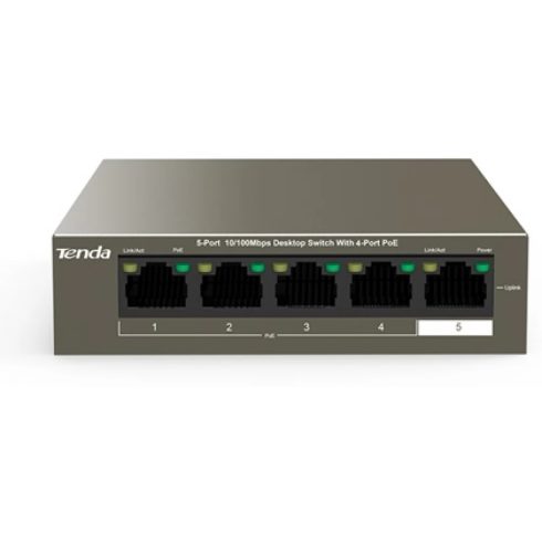 TENDA TEF1105P-4-63W v2 5-port 10/100Mbps unmanaged switch