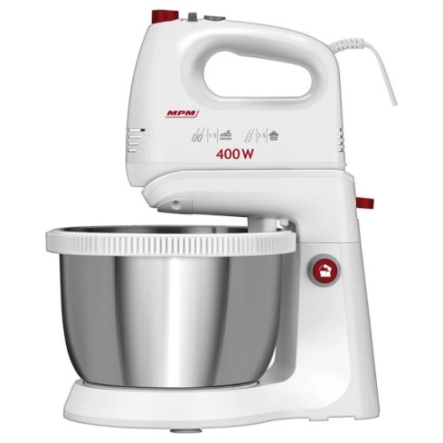 MPM MMR-21Z Turmixgép forgó tállal 400 W 3.5 l ezüst / fehér