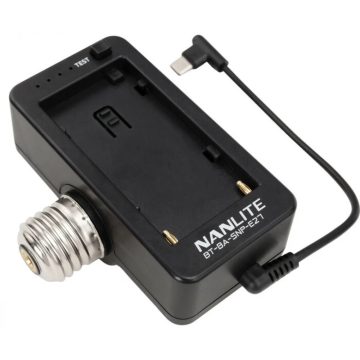 NANLITE PavoBulb 10C akkumulátor adapter E27