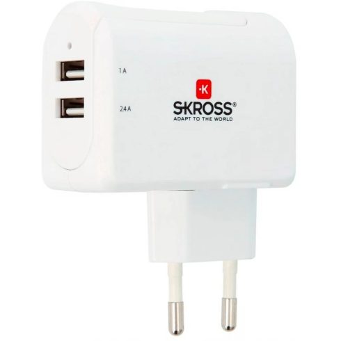 SKROSS Euro USB Charger 2-Port 3.4A