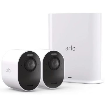   NETGEAR Arlo Ultra 2 4K UHD Wire-Free Security 2-Camera System (VMS5240-200EUS)