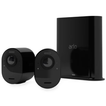   NETGEAR Arlo Ultra 2 4K UHD Wire-Free Security 2-Camera System fekete (VMS5240B-200EUS)