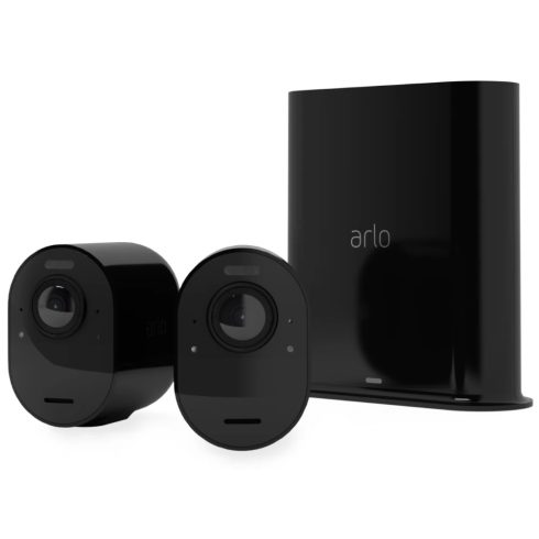 NETGEAR Arlo Ultra 2 4K UHD Wire-Free Security 2-Camera System fekete (VMS5240B-200EUS)