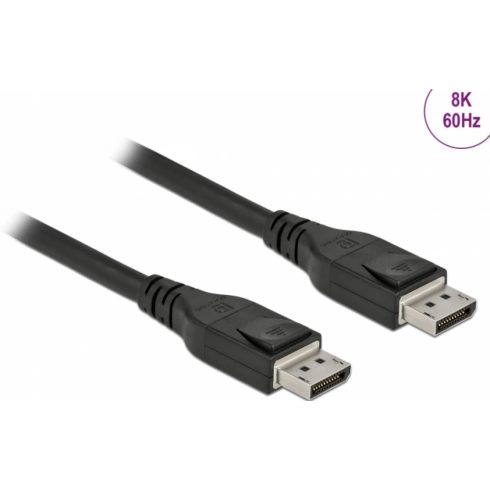 DELOCK DisplayPort 1.4 Összekötő Fekete 10m 85502