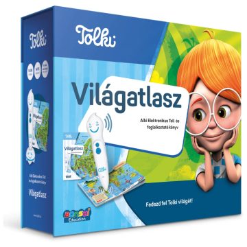   TOLKI Interaktív foglalkoztató könyv készlet - Világatlasz