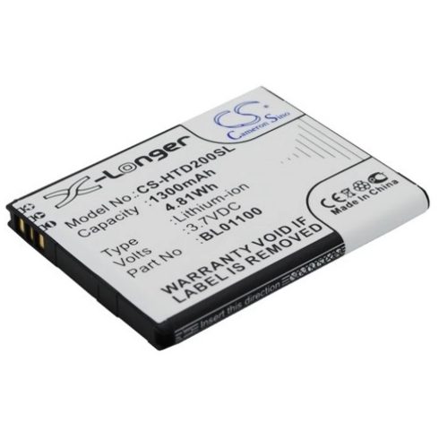 CAMERON SINO HTC 35H00194-00M utángyártott akkumulátor 3.7V 1300mAh fekete