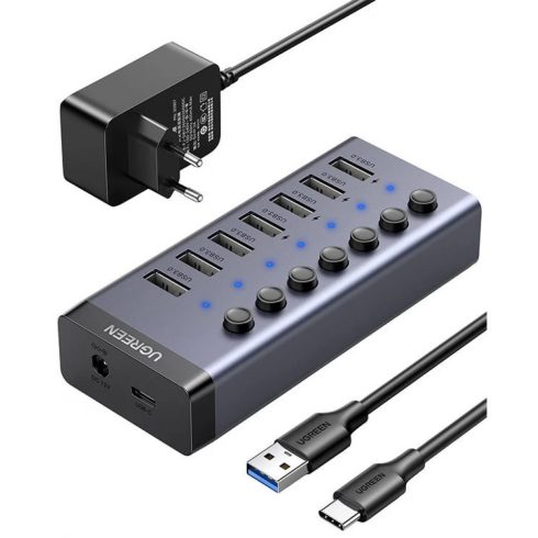 UGREEN CM481 USB HUB szürke
