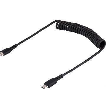   STARTECH USB 2.0 Type C Lightning Töltő/adat Fekete 1m RUSB2CLT1MBC