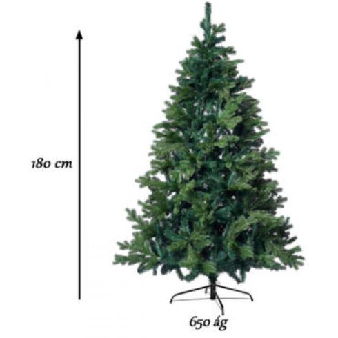 3D műfenyő fém talppal-180cm
