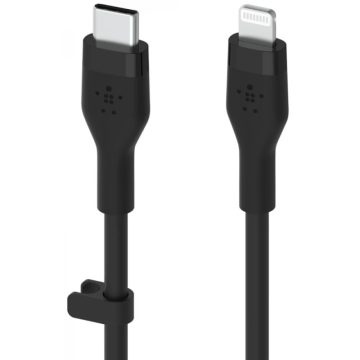   BELKIN USB 2.0 Type C Lightning Töltő/adat Fekete 3m CAA009bt3MBK