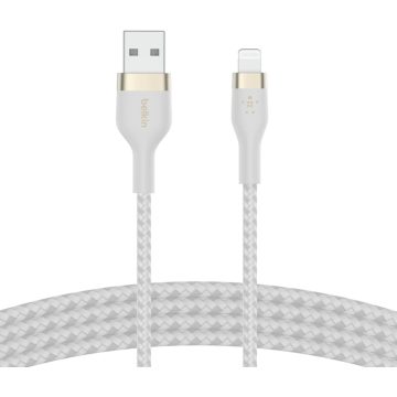 BELKIN USB Lightning Töltő/adat Fehér 3m CAA010BT3MWH