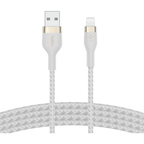 BELKIN USB Lightning Töltő/adat Fehér 3m CAA010BT3MWH