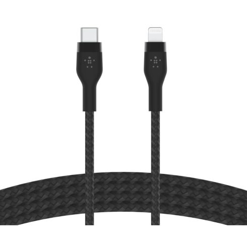 BELKIN USB 2.0 Type C Lightning Töltő/adat Fekete 1m CAA011BT1MBK