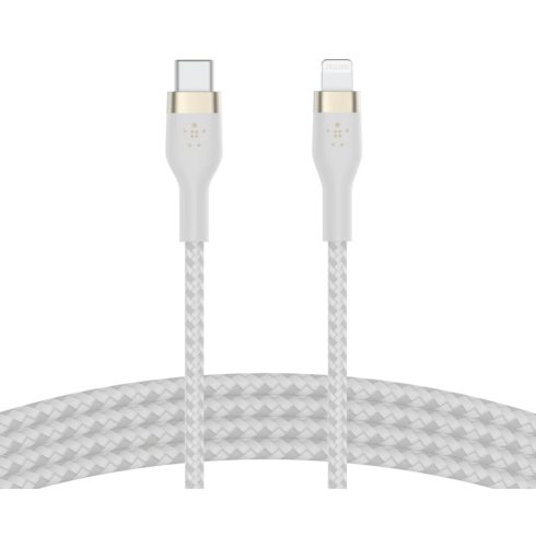 BELKIN USB 2.0 Type C Lightning Töltő/adat Fehér 1m CAA011bt1MWH