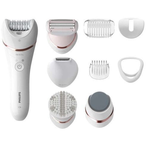 PHILIPS BRE740/90 Series 8000 Nedves és száraz epilátor 9 tartozékkal
