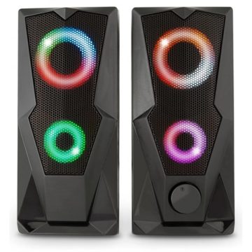 YENKEE 2003RGB 2.0 Hangszóró RGB fekete